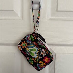 Vera Bradley Multicolor Floral Wristlet